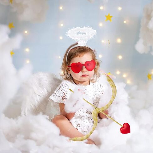 12 عبوة من نظارات عيد الحب على شكل قلب، نظارات شمسية بدون إطار، تبادل الهدايا in Kuwait