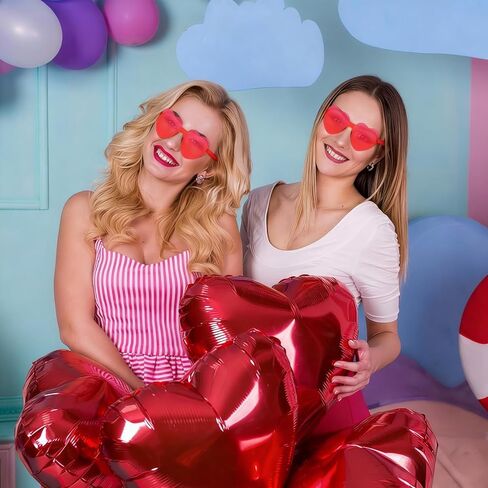 12 عبوة من نظارات عيد الحب على شكل قلب، نظارات شمسية بدون إطار، تبادل الهدايا in Kuwait