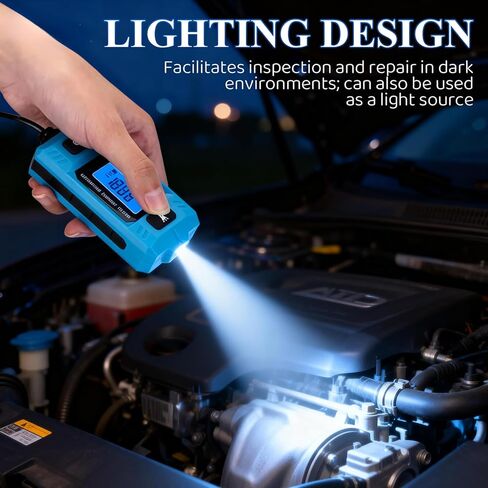 جهاز اختبار مسبار الأعطال في دائرة السيارات، جهاز اختبار تيار عالي الدقة 20 أمبير 48 فولت، مكتشف قصير لتتبع الأسلاك 2 في 1، جهاز اختبار مرحل السيارة مع شاشة LED وإضاءة أمامية in Kuwait