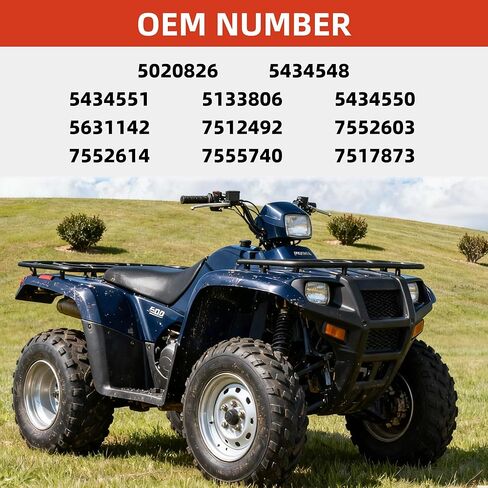 طقم عمود جلبة الذراع الخلفي الأيسر والأيمن - متوافق مع Polaris Sportsman 400 450 500 600 700 800 استبدال 5020826 5434548 5434551 5133806 5434550 in Kuwait