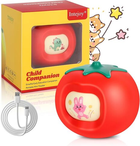 Kids Emotional Educational Toys for 2-6 Year Old: Audio Player with 4-Emotions Face-Changing Listen+Learn+Play Set, Preloaded 200+ Stories/Music, Bluetooth Speaker, Screen-Free Music Toy Gifts-Yellow in Saudi Arabia