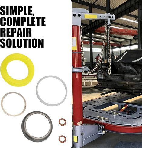 for Chief Frame Machine Seal Kit - for EZ-Liner II & S21 (NOT for S-21M) Towers, Auxiliary & Lift Rams | Fits 5 & 10 Ton | w/Exclusive Steel Retainer in Saudi Arabia