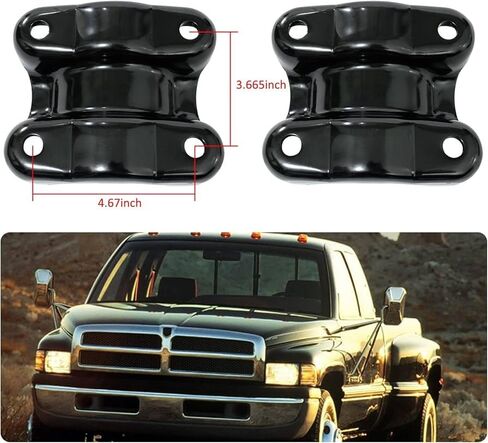 Rear Leaf Spring Plate & U-Bolt Kit Compatible with 1995-2002 Dodge Ram 1500 2500 3500 – Fits Dana 80 Rear Axle in Saudi Arabia