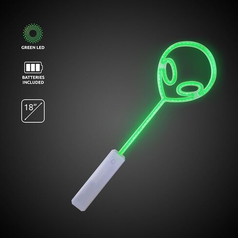 Windy City Novelties 18"" LED Alien Wand - Green Light-Up Space Toy for Kids and Adults - Cosmic Adventure Accessory in Saudi Arabia