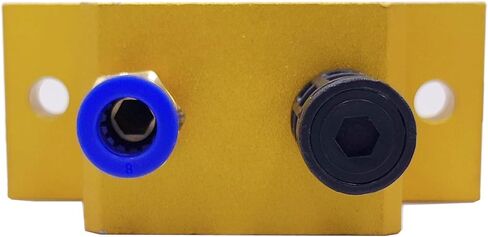 (3-Pcs) GT10 Pneumatic Air Turbine Vibrator Series, G 1/8" Industrial Pneumatic System Components Turbine Vibrators with hopper Golden Free Muffler (GT-10) in Saudi Arabia
