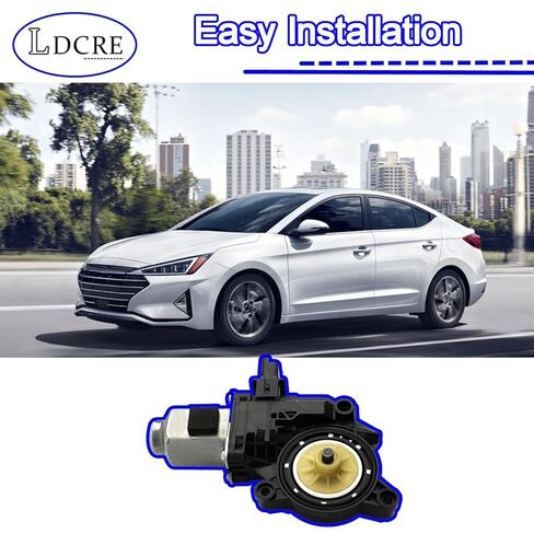استبدال محرك النافذة الأمامية اليسرى لشركة Hyundai Elantra 2017 2018 2019 2020 | يستبدل 82450F2010 82450-F2010 in Kuwait