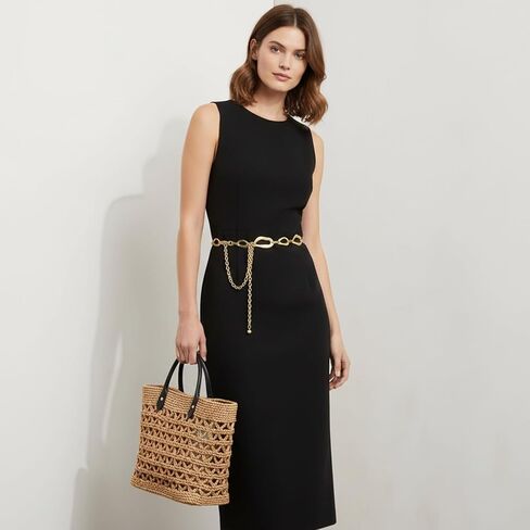 Metal Waist Chain for Women Adjustable Body Link Belts Women's Chain Belt GoldChain Belt Chunky Bvelts Cute Decorative Accessories for Jeans Dress in Saudi Arabia
