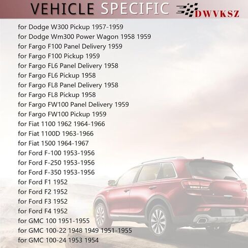 غطاء المبرد يحل محل # 3EG14، 77511 لـ GMC 250 4.1L 1954 1955، لـ FC100-22 3.7L 1952، لـ GMC PM150-22/ PM150-24 4.1L 1954، (1x) in Kuwait