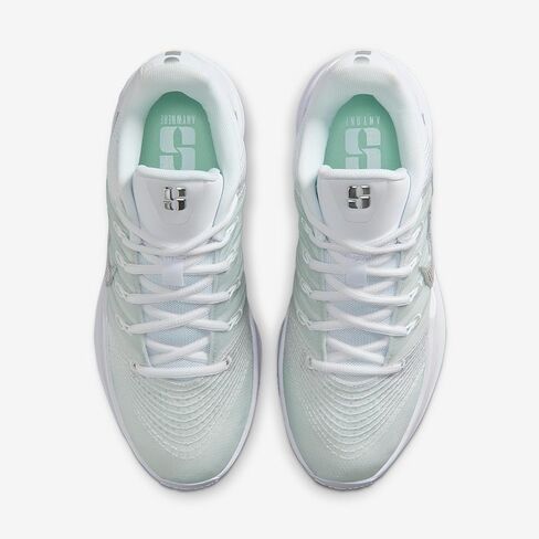 Nike Sabrina 3 Basketball Shoes (White/Mint Foam/Metallic Silver) in Saudi Arabia