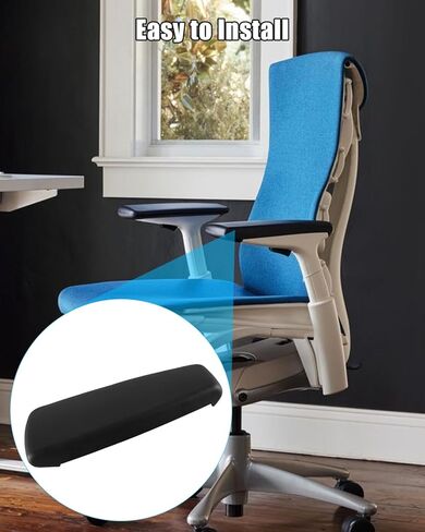Arm Pad Caps Fit for Herman Miller Embody Office Chair, Arm Rest Caps for Adjustable Arms, Ergonomic Desk Chair Accessories, 1 Pair in Kuwait
