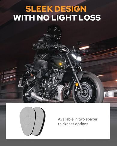 PBYMT فلوش جبل دراجة نارية بدوره إشارة، 2PCS 12V المدخن LED مؤشر ضوء الوامض صالح لياماها YZF R1 R3 R6 R6S MT-07 MT-09 TMAX Fazer FZ FZ1 FZ6 FZ6R FZ07 FZ8 FZ09، العنبر in Kuwait