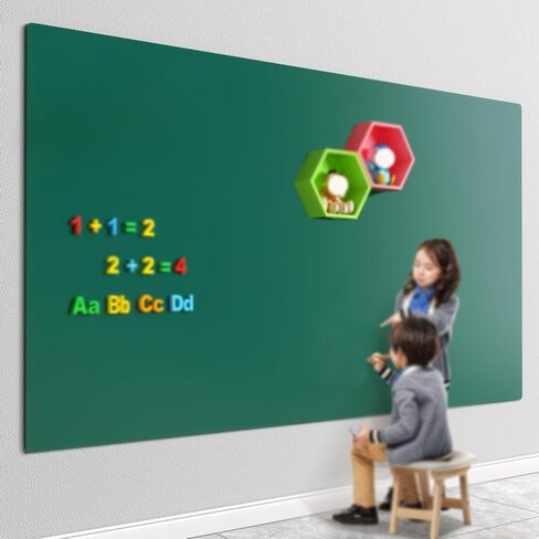 Self-Adhesive Writing Board Film Magnetic Whiteboard Adhesive Paper Roll Multicolor Multiple Sizes Customizable Width 47.2 Inches 120 cm in Saudi Arabia