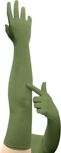 قفازات أوبرا مطاطية من Islis Spandex للحفلات التنكرية والهالوين وإكسسوارات الأزياء التنكرية in Kuwait