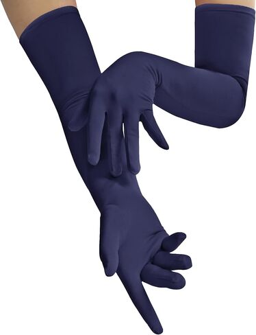 قفازات أوبرا مطاطية من Islis Spandex للحفلات التنكرية والهالوين وإكسسوارات الأزياء التنكرية in Kuwait