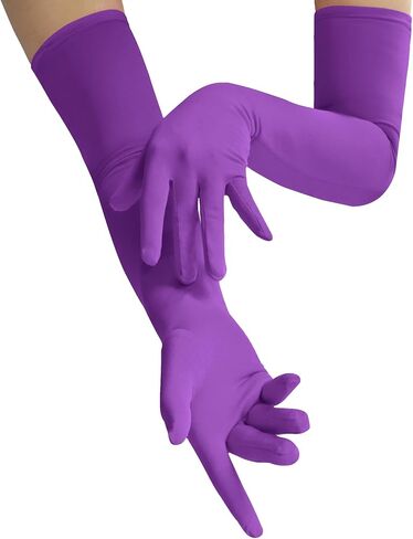 قفازات أوبرا مطاطية من Islis Spandex للحفلات التنكرية والهالوين وإكسسوارات الأزياء التنكرية in Kuwait