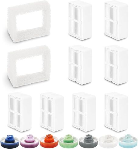 المرشحات البديلة لفواصل مياه Cat Cat Cat ، مرشحات رغوة الكربون والإسفنج (8+2) in Kuwait