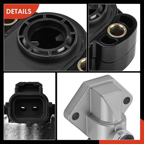 صمام التحكم في الهواء الخامل A-Premium IAC + مستشعر موضع الخانق TPS متوافق مع Ford F-150 1997-2003، F-150 Heritage 2004، F-250 1997-1999، Expedition 1997-2004، E-250/E-350 Econoline & Lincoln in Kuwait
