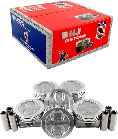 DNJ P3127 Piston Set Standard for 1992-2014 Chevrolet, GMC, Isuzu, Oldsmobile Astro, Blazer, Bravada 4.3L V6 12V OHV 262cid in Saudi Arabia