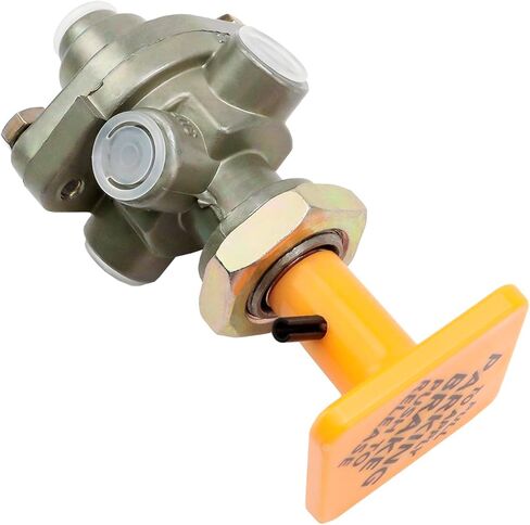 Hex Autoparts 276566 PP-1 صمام التحكم في فرامل الهواء، 20 رطل لكل بوصة مربعة 1/8 بوصة صمام فرامل انتظار الدفع، متوافق مع Bendix 277015، Haldex KN20021، التحكم في فرامل الطوارئ للشاحنات والمقطورة الثقيلة in Kuwait