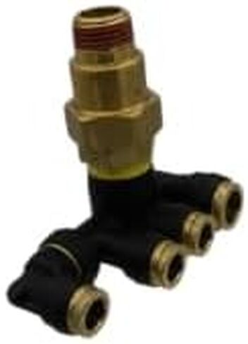 صمام حماية ضغط الهواء من بروفليت، فتحة 70 رطل لكل بوصة مربعة، صمام أمان 4 منافذ لأنظمة هواء الشاحنات الثقيلة، يحل محل PH 369PPV002 in Kuwait