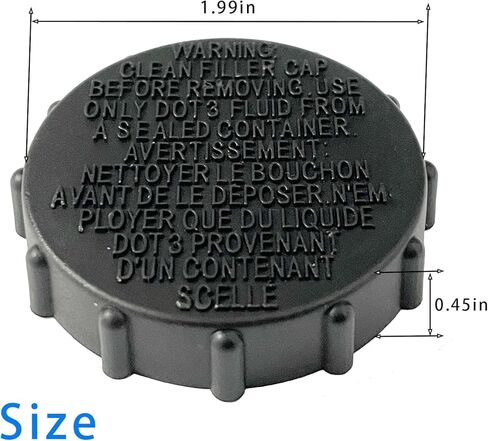 Brake Master Cylinder Fluid Reservoir Cap,BRFC19 fit for F-150 2015-2019 for Ford Expedition2018-2021 Replace FL3Z-2162-A FL3Z2162A in Saudi Arabia