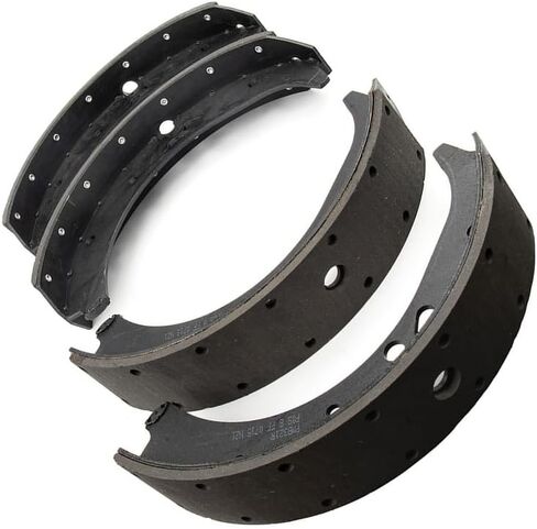 1X حذاء فرامل الطبل الأمامي يناسب Ford F600 1973 15 بوصة × 3 بوصة، يناسب F600 1977 15 بوصة × 3 بوصة in Kuwait