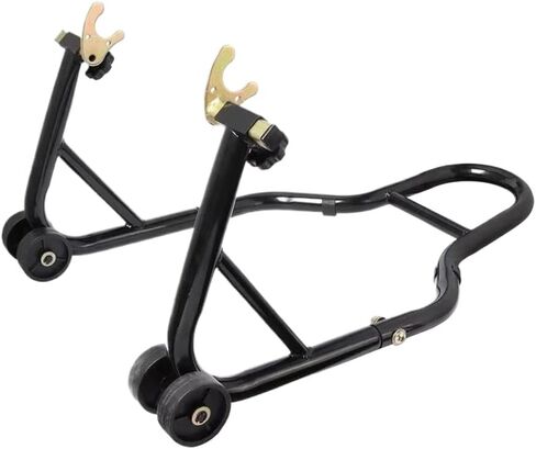 حامل خلفي للدراجة النارية قابل للتعديل شوكة بكرة بادوك سوينغ ذراع رفع 850 رطل متوافق مع أدوات الدراجة النارية العالمية باللون الأسود in Kuwait