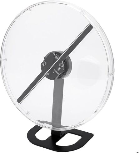 SUNGOOYUE 3D Hologram Fan, 12.6in HD LED Holographic Projector with Transparent Protective Cover, 2000x224 Resolution, 224 LED Chips, for Advertising Display, Store Signs, Party (US Plug) in Saudi Arabia
