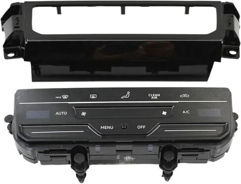 شاشة LCD تعمل باللمس لوحة تكييف الهواء التلقائي مفتاح تكييف الهواء AC التلقائي متوافق مع VW T-ROC (لا يوجد تسخير الأسلاك 2) in Kuwait