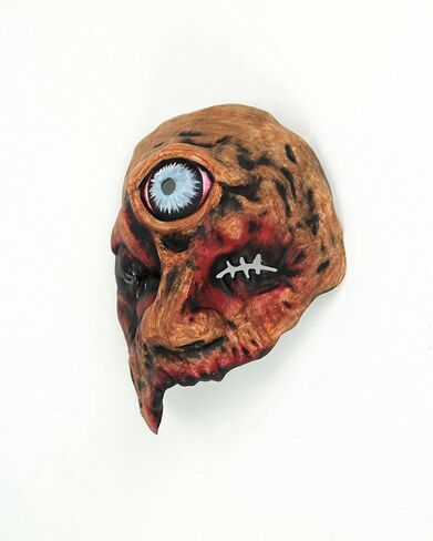 Things2Die4 Ghoulish Cyclops Half Mask Creepy Zombie Horror Halloween Costume Head Accessory in Saudi Arabia