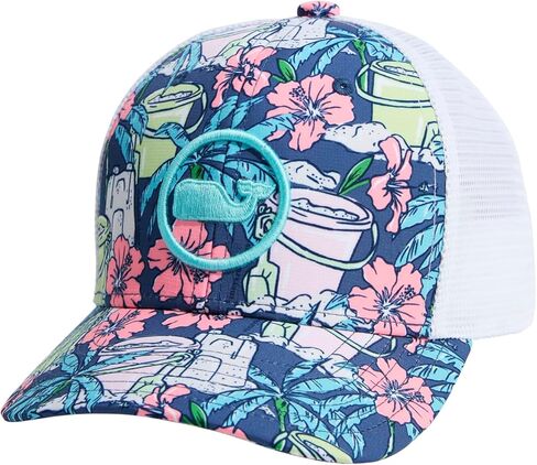 Vineyard Vines Boys Florita Pales Chappy Trucker, Moonshine, onesz in Saudi Arabia