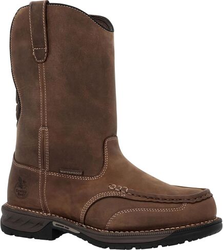 Georgia Boot Athens 360 11" Pull-On Waterproof Moc-Toe Nano Composite Toe Work Boot in Saudi Arabia