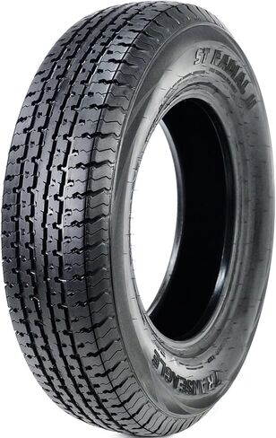 مجموعة من 2 (اثنين) إطارات شعاعية Transeagle ST Radial II Premium للمقطورة - ST235/85R16 235/85/16 235/85-16 128/124L نطاق التحميل F LRF 12 طبقة BSW جدار جانبي أسود in Saudi Arabia