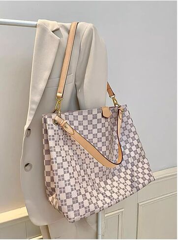 أحزمة كتف بديلة من جلد Vachetta الأصلي وأشرطة كتف قصيرة مناسبة لحقائب Hobo Speedy25/30 Alma Dauphine Pochette Neno وحقائب متعددة (شمع العسل، العرض: 0.7 بوصة طول: 24.8 بوصة) in Kuwait
