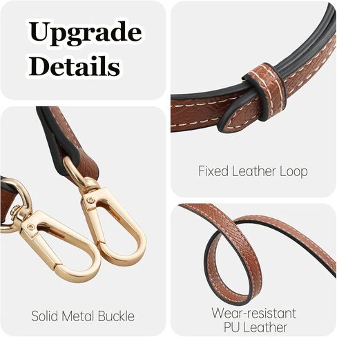 TiMOVO Leather Mini Bag Shoulder Strap Replacement for Longchamp, Adjustable Crossbody Strap with Buckle in Saudi Arabia