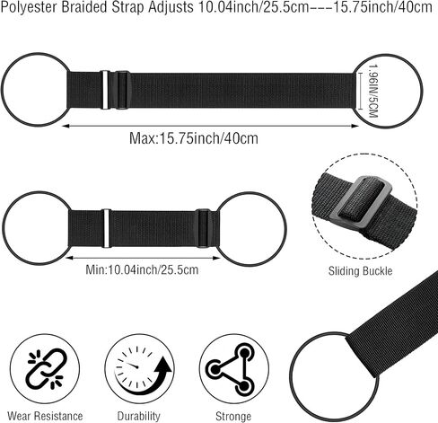 3PCS Luggage Straps,Adjustable Luggage Connector Straps with Heavy-Duty Elastic Belt to Connect Two Suitcases,Add a Bag Luggage Belt,Luggage Accessories for Travel for Securing Carry-On&Bag Essentials in Saudi Arabia