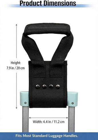7.9in Universal Luggage Handle Extender for Tall People, Durable Luggage Replacement Parts, Luggage Straps for Suitcases Handle Replacement, Rolling Wagons Bowling Bag, Toolbox, Handcart in Saudi Arabia