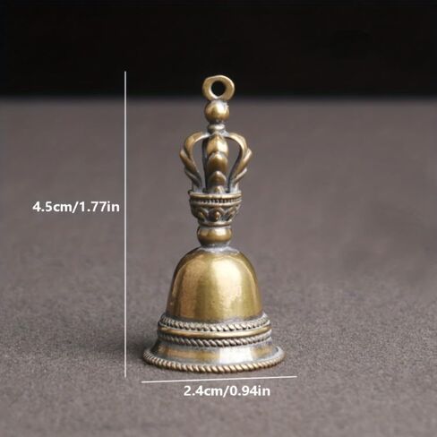 4Pcs Christmas Tree Handicraft Bell Wind Bell Bronze Bell Pendant Brass Bell Christmas Decoration in Saudi Arabia