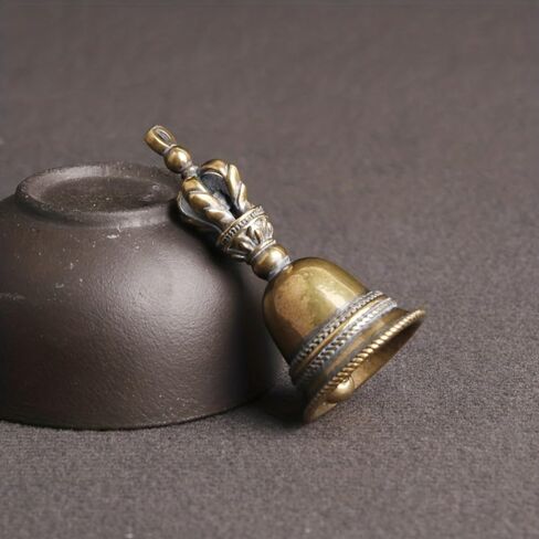 4Pcs Christmas Tree Handicraft Bell Wind Bell Bronze Bell Pendant Brass Bell Christmas Decoration in Saudi Arabia