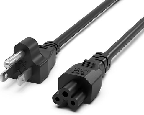 AC 3 Prong Laptop Power Cable Cord for LG TV, Asus Lenovo Dell HP Acer MSI Razer Toshiba Sony Samsung Adapter Notebook Computer Charger Replacement - ETL Listed Cable in Saudi Arabia
