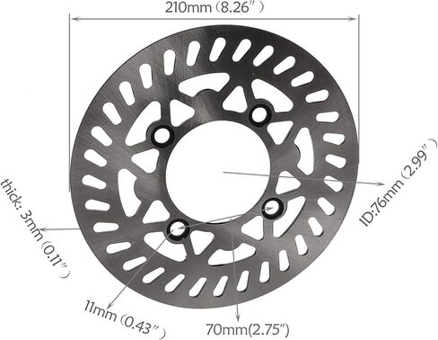 Front 70/100-17 Wheel Tire and Rim Set with Brake Disc Rotor for Dirt Pit Trail Bike in Saudi Arabia