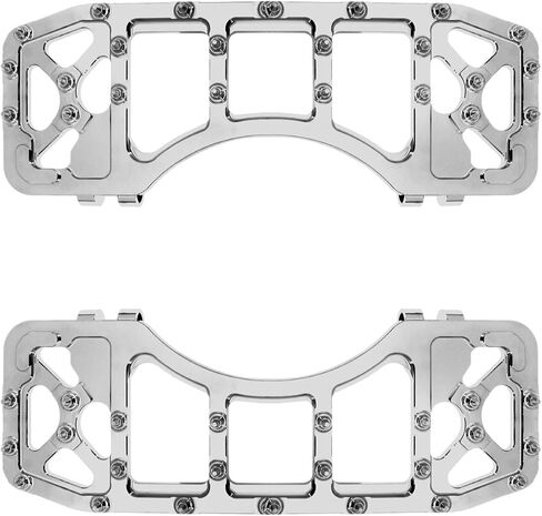 MX Wide Driver Floorboards CNC Aluminum Foot Pegs Fit For Harley Touring Road King Road Glide Street Glide Electra Glide Trike Softail Dyna Chrome in Saudi Arabia