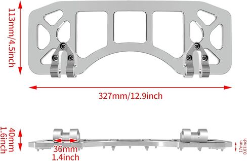 MX Wide Driver Floorboards CNC Aluminum Foot Pegs Fit For Harley Touring Road King Road Glide Street Glide Electra Glide Trike Softail Dyna Chrome in Saudi Arabia