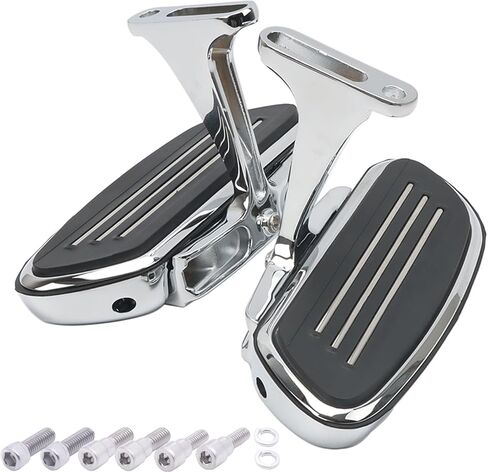 ألواح قدم للركاب باللون الأسود/أوتاد قدم لموديلات Harley Touring Street Glide Road Glide Electra Glide Road King 1993-2025 2026 in Kuwait