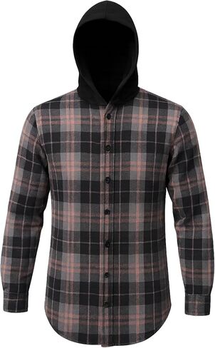 Cotton Boys Flannel Hoodie Shirt – Soft Cotton Long Sleeve for Boys (Sizes 4-18), Stylish & Comfortable in Saudi Arabia