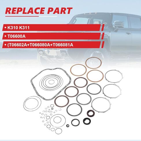 مجموعة واحدة من مجموعة إعادة بناء ناقل الحركة الأوتوماتيكي CVT يناسب 2006-2015 كورولا 1.8 K310 K311 in Kuwait
