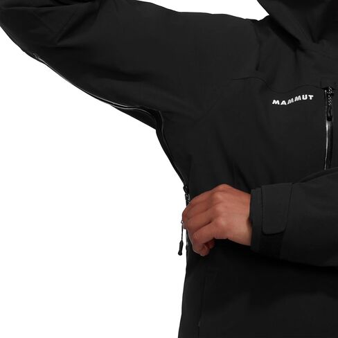 سترة بغطاء للرأس من Stoney HS Thermo - للنساء، أسود، L in Saudi Arabia