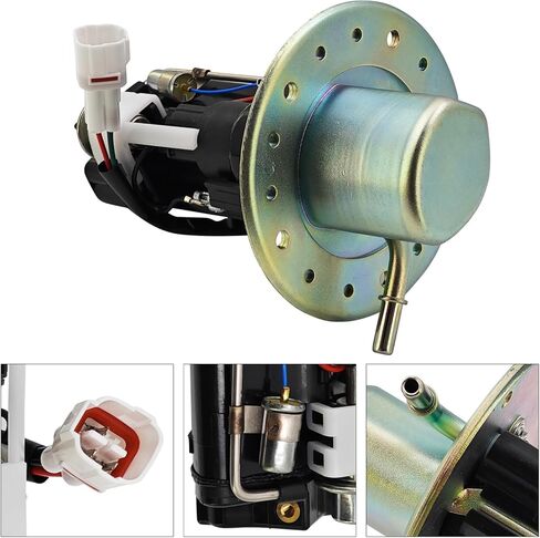 Fuel Pump Assembly 15100-35F20 3 Pin Compatible with Suzuki GSXR 600 2001 2002 2003, GSXR 750 2000-2003, GSXR 1000 2001-2002 Replace 1510035F20 in Saudi Arabia
