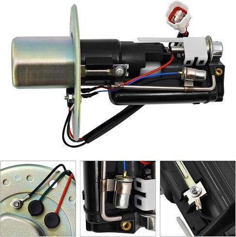 Fuel Pump Assembly 15100-35F20 3 Pin Compatible with Suzuki GSXR 600 2001 2002 2003, GSXR 750 2000-2003, GSXR 1000 2001-2002 Replace 1510035F20 in Saudi Arabia