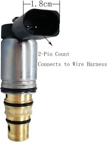 AC Compressor Control Solenoid Valve Compatible For Volkswagen, For Audi models,For Sanden PXE16 PXE14 1K0820803E - For VW GTI, For Golf, For Passat, For Tiguan, For Jetta TDI, For A3 - Pressure Valve in Saudi Arabia